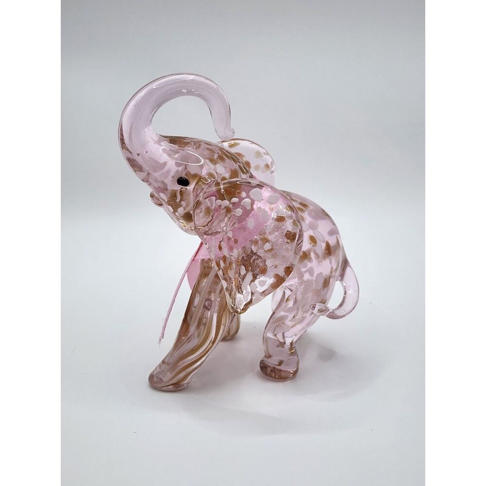 Lenox Gift of Hope Elephant Figurine Pink Floral Porcelain Original Box